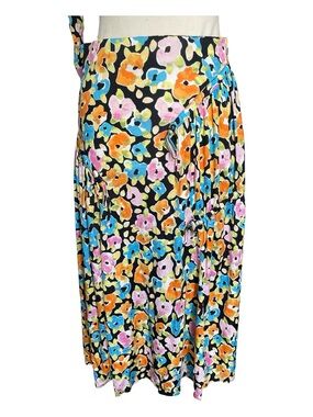 Stine Goya Paloma Watercolor Floral Skirt Small